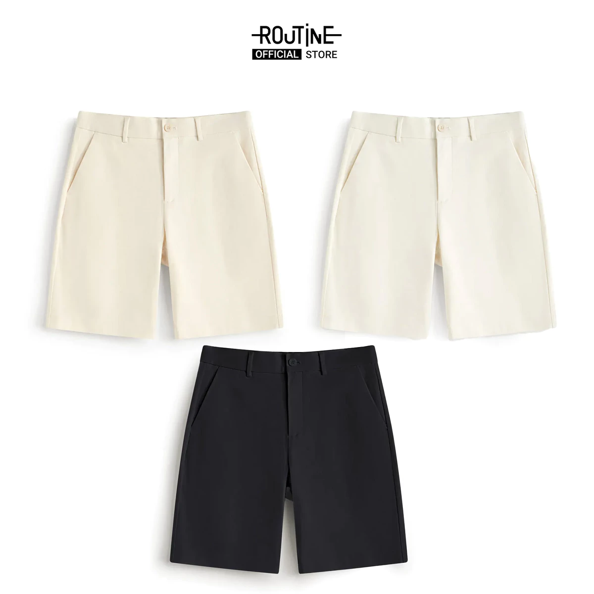 [ĐƠN 699K TẶNG VỚ] Quần Short Kaki Nam Form Straight - Routine 10S25PSH003