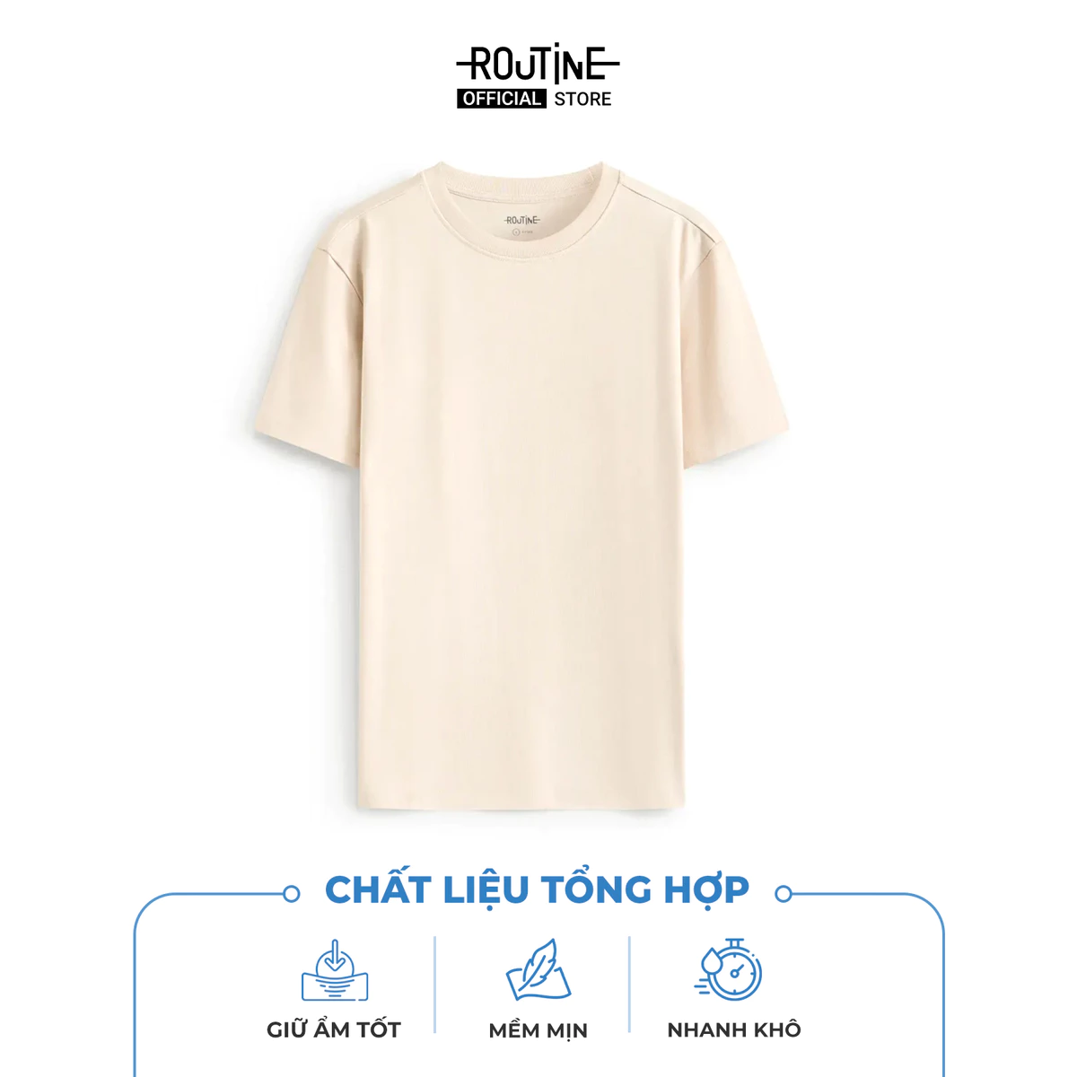 Áo Thun Tay Ngắn Nam Form Fitted - Routine 10F25TSS028