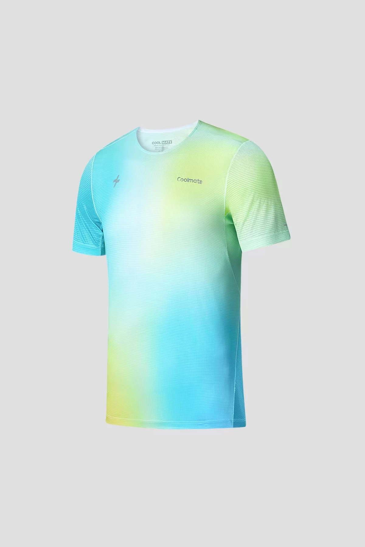 Áo Thun thể thao nam chạy bộ Running Graphic Blue Gradient siêu nhẹ, nhanh khô, thoáng khí Coolmate