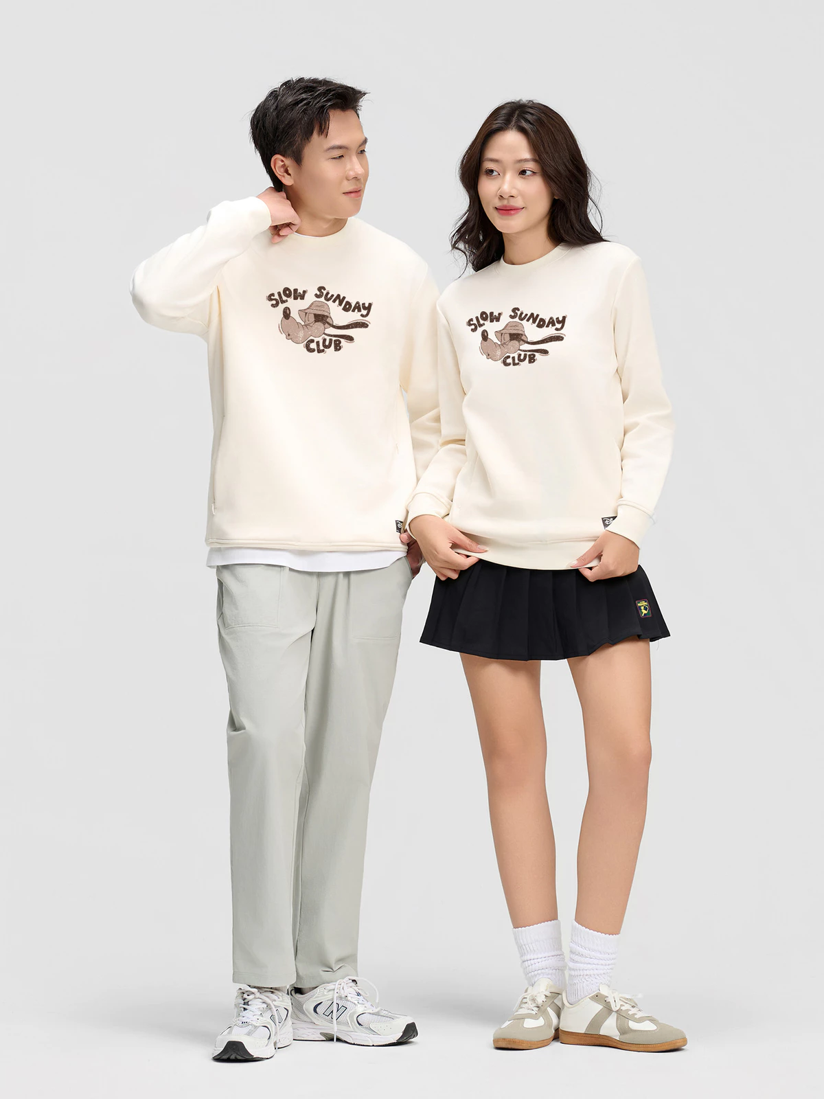 Áo nỉ Sweatshirt nam nữ unisex All-day IN Slow Sunday Club mềm mại, giữ ấm tốt Coolmate
