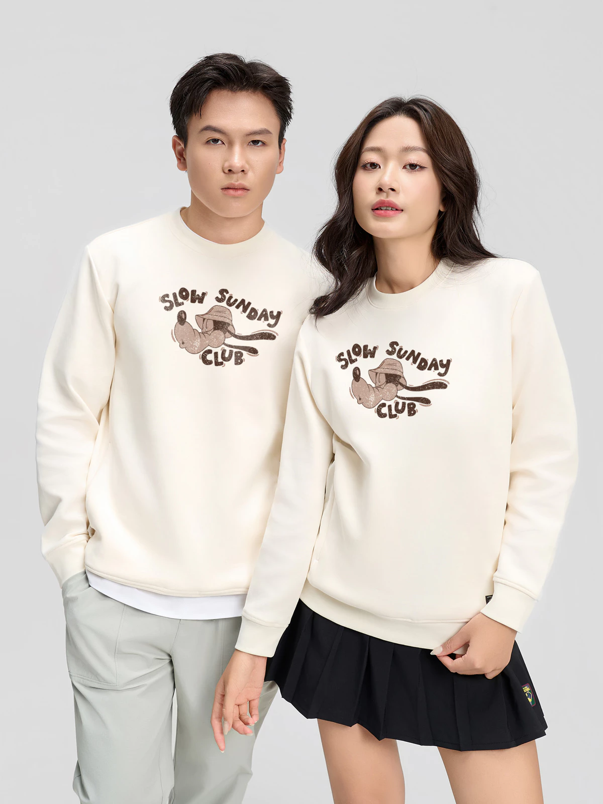 Áo nỉ Sweatshirt nam nữ unisex All-day IN Slow Sunday Club mềm mại, giữ ấm tốt Coolmate