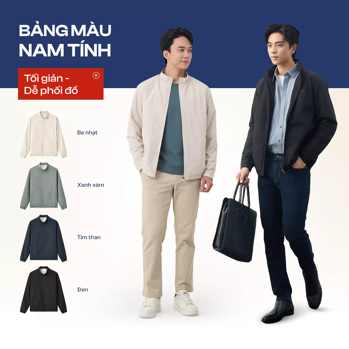 Áo Khoác Nam Thời Trang Lót Lông Cổ Trụ 5S FASHION, Nhẹ, Ấm, Lịch Lãm 01-M0AKHR5005