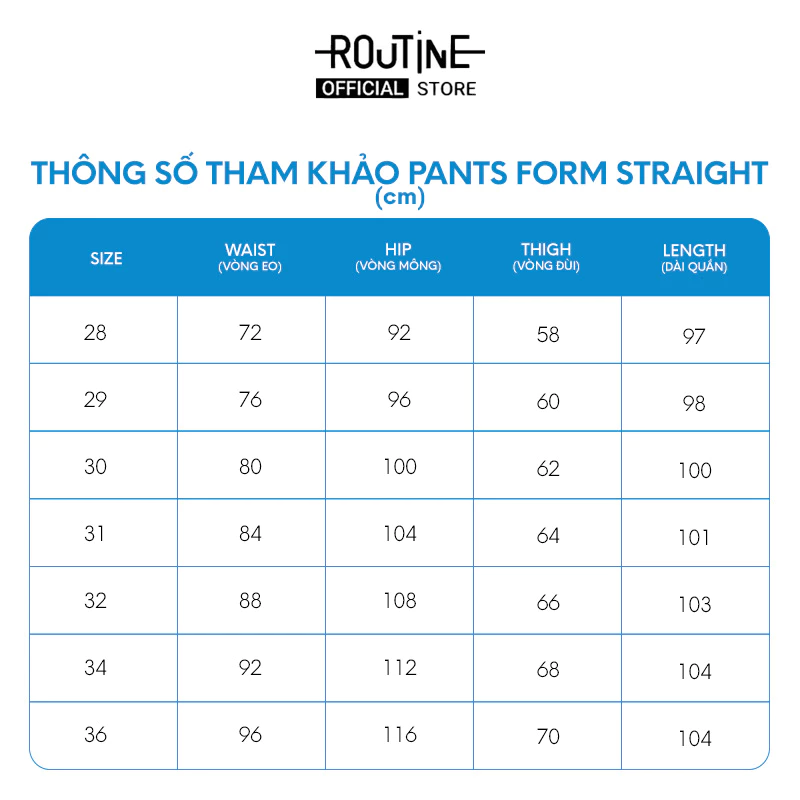[UP TO 20%++] Quần Jeans Nam Thêu Nhỏ Form Straight - Routine 10F25DPA005