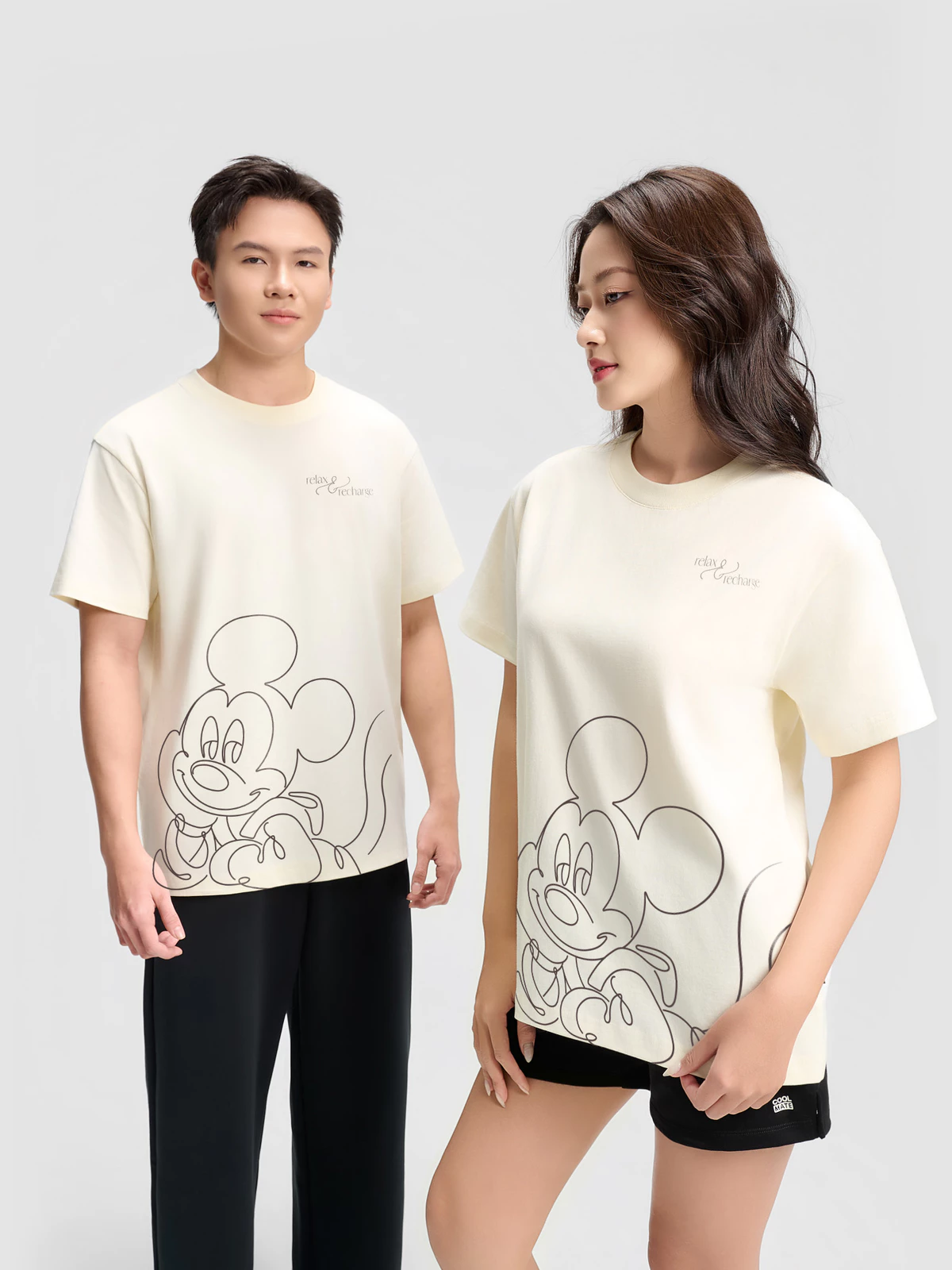 [MUA 2 GIẢM 5%][BST MIRL]Áo thun nam nữ 100% Cotton Relaxed Fit IN Relax & Recharge - Coolmate