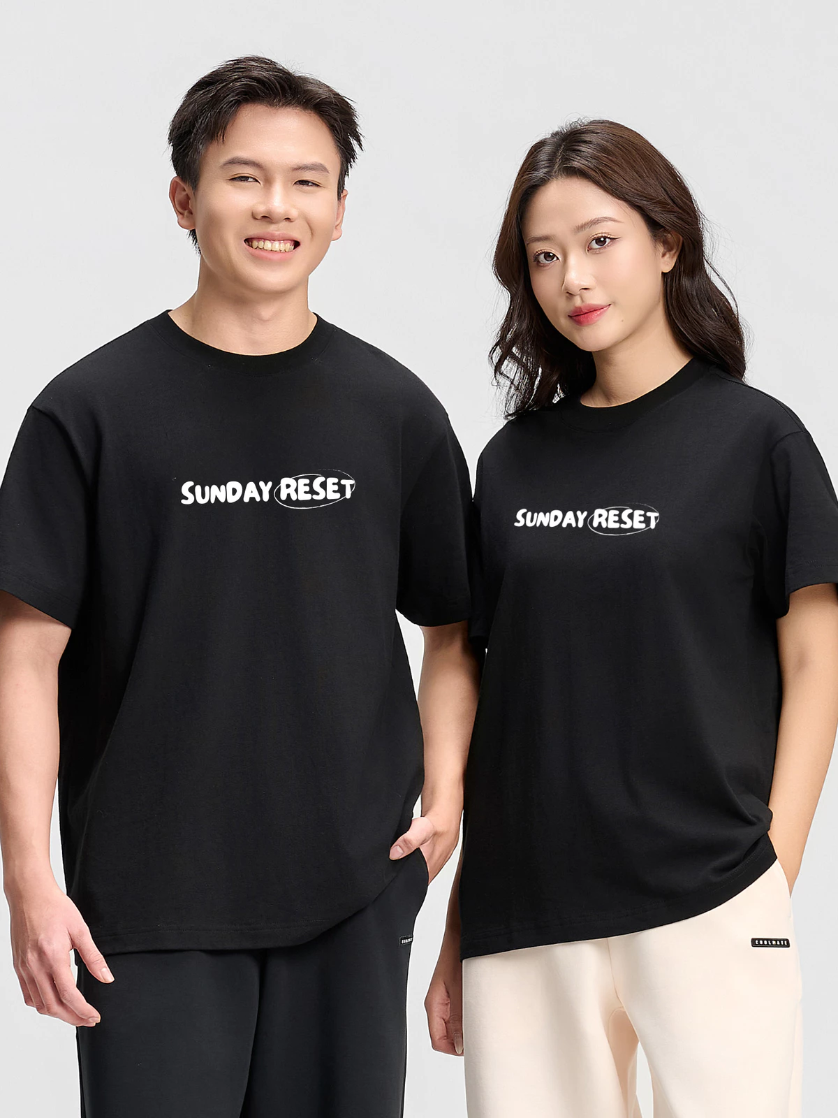 [MUA 2 GIẢM 5%][BST MIRL]Áo thun nam nữ 100% Cotton Relaxed Fit IN Sunday Reset - Coolmate