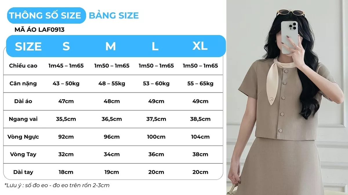 [NHẬP MÃ AFFTHAG GIẢM 99K] Set Lẻ Công Sở GUMAC Áo Kiểu Cổ Phối Cách Điệu LAF0913 - Chân Váy Chữ A 2 Lớp LVF0917