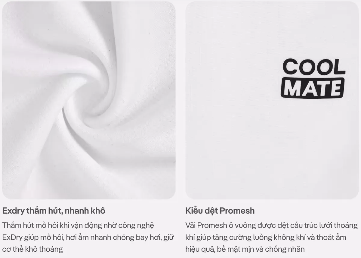 [MUA 2 GIẢM 5%]Quần short thể thao nam Promax Sideflow thấm hút nhanh khô thoáng khí Coolmate