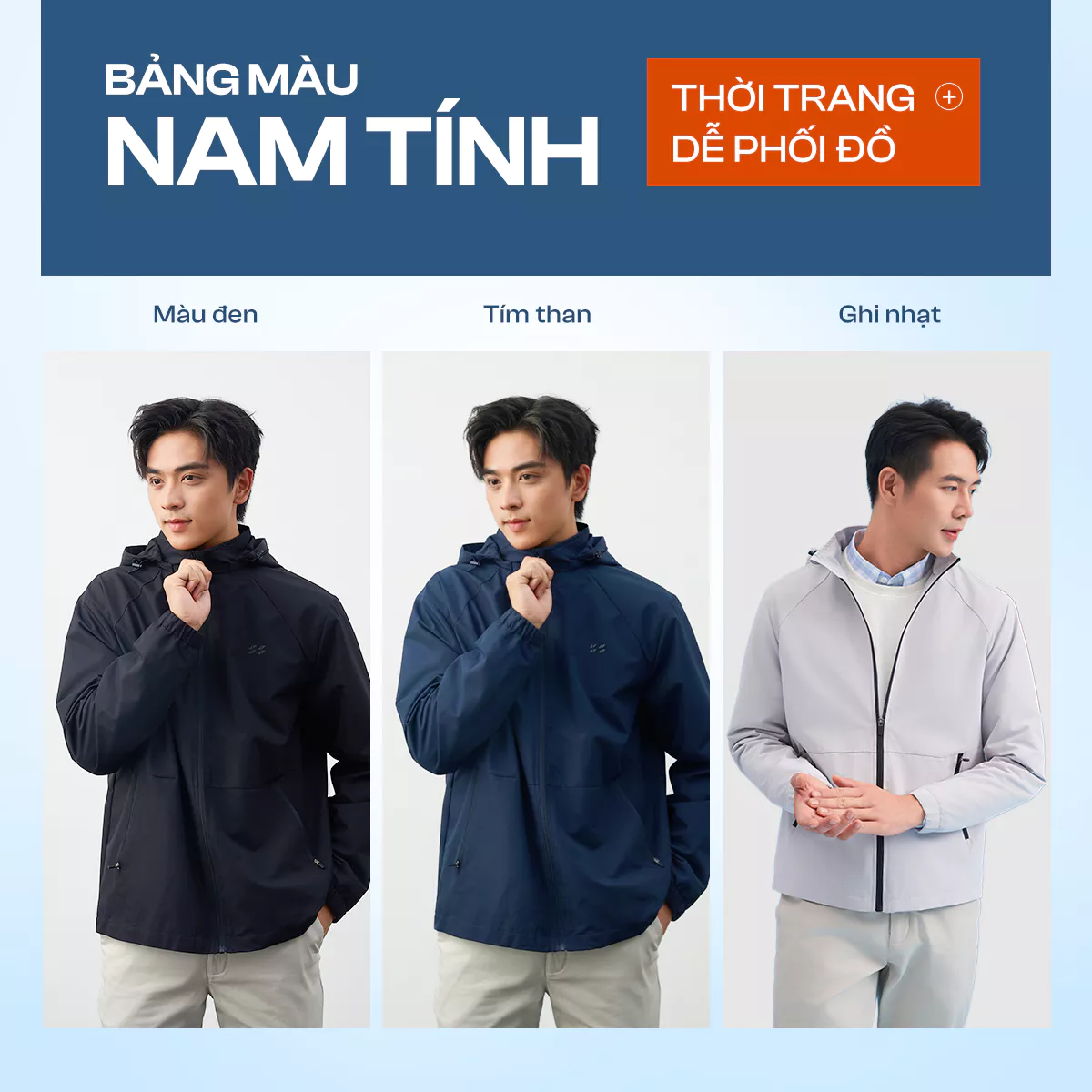 Áo Khoác Gió Nam 2 Lớp 5S FASHION Có Mũ Tháo Được, Trượt Nước, Chắn Gió Giữ Ấm 01-M0AKGR5009