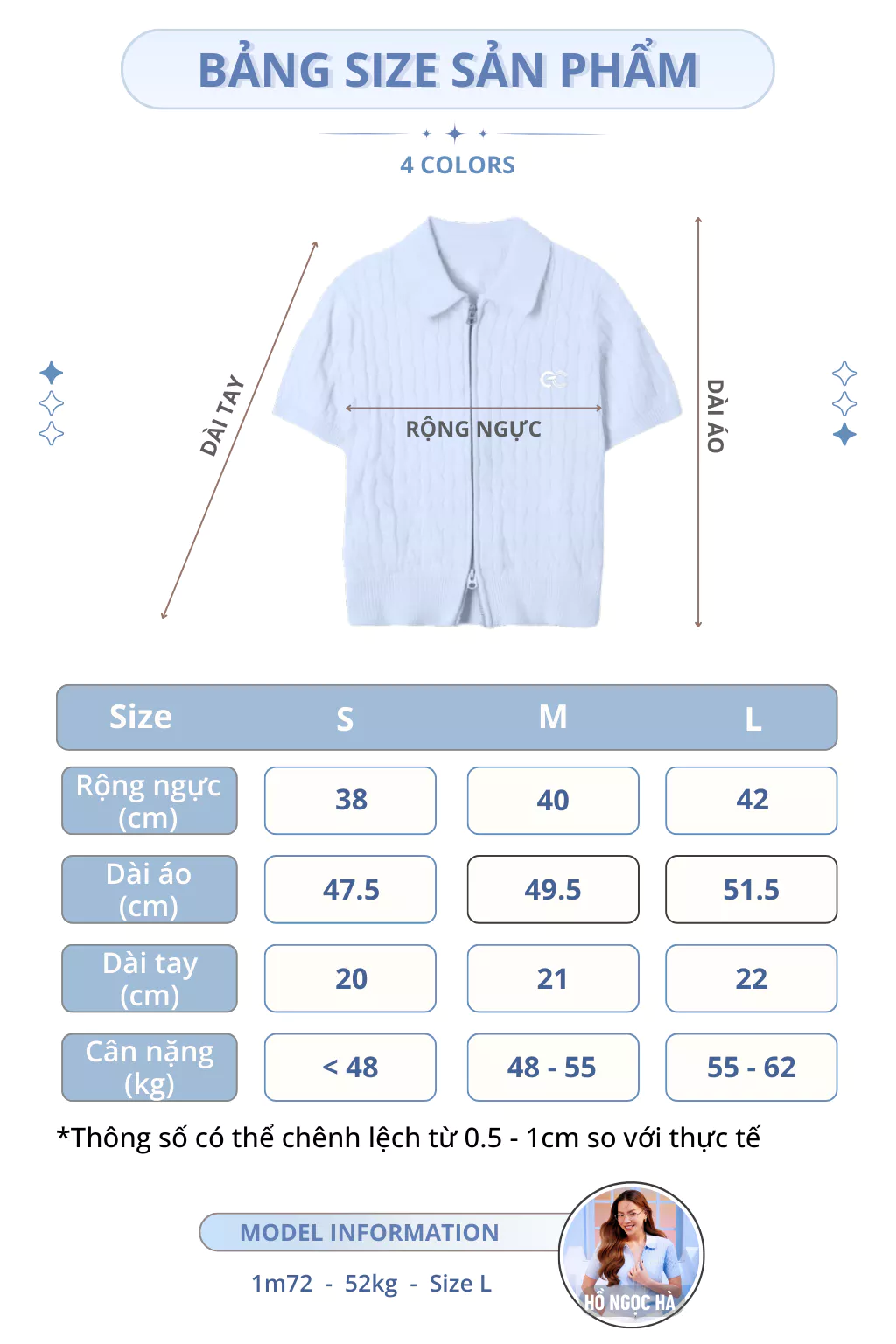 [ECOCHIC x CANIFA] Áo Len Crop Khoá Zip 2 Chiều Logo Ngực Chất Liệu Len Dệt Kim Cao Cấp Chính Hãng HNH EC01