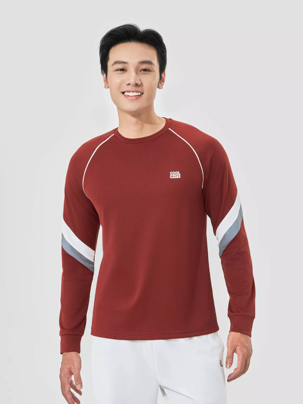 Áo thun nam dài tay thể thao teamwear Pickleball Promax Flexline Active thấm hút Coolmate