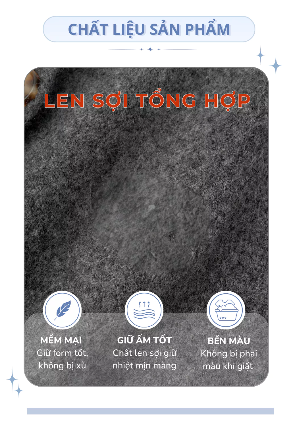 [ECOCHIC x CANIFA] Áo Len Tay Lỡ Cài Cúc Logo Ngực Chất Liệu Len Mềm Cao Cấp Chính Hãng HNH EC02