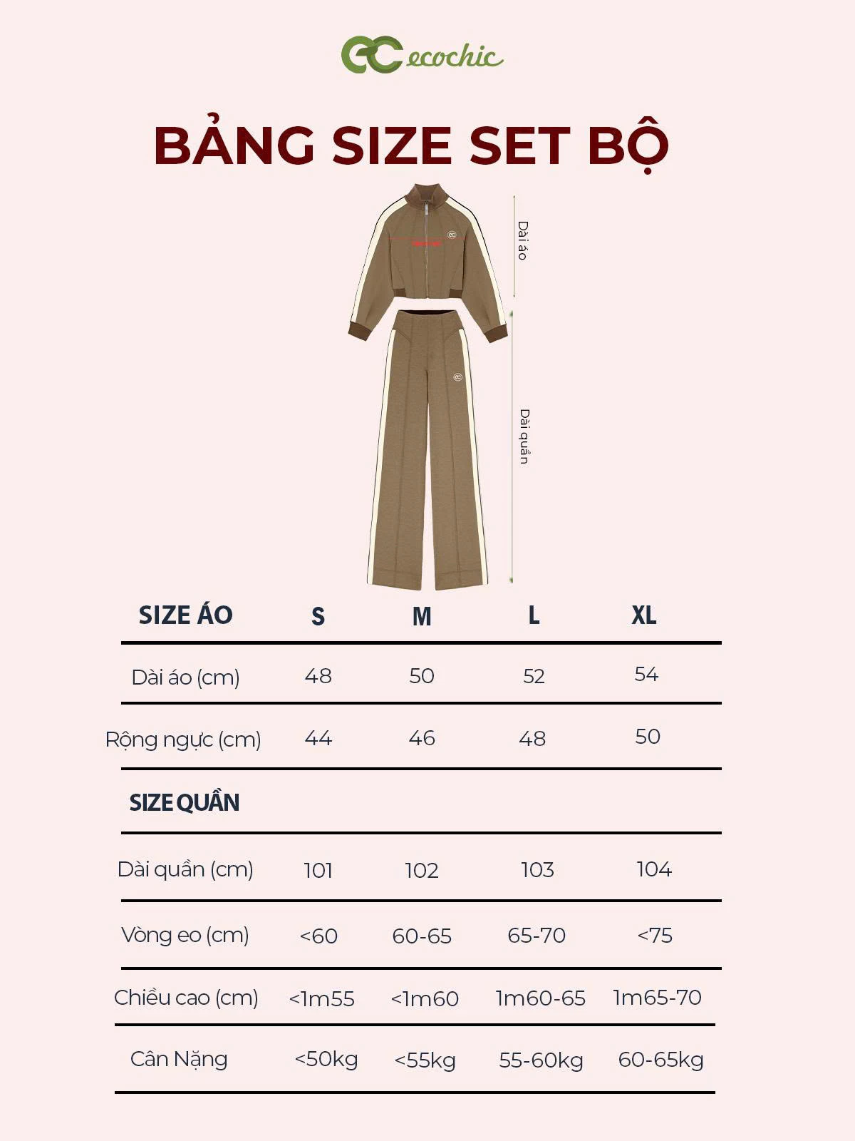 Set Bộ Lẻ Váy Quần ECOCHIC FASHION Phối Sọc Thời Trang Thể Thao Năng Động HNH B210 B211 B212