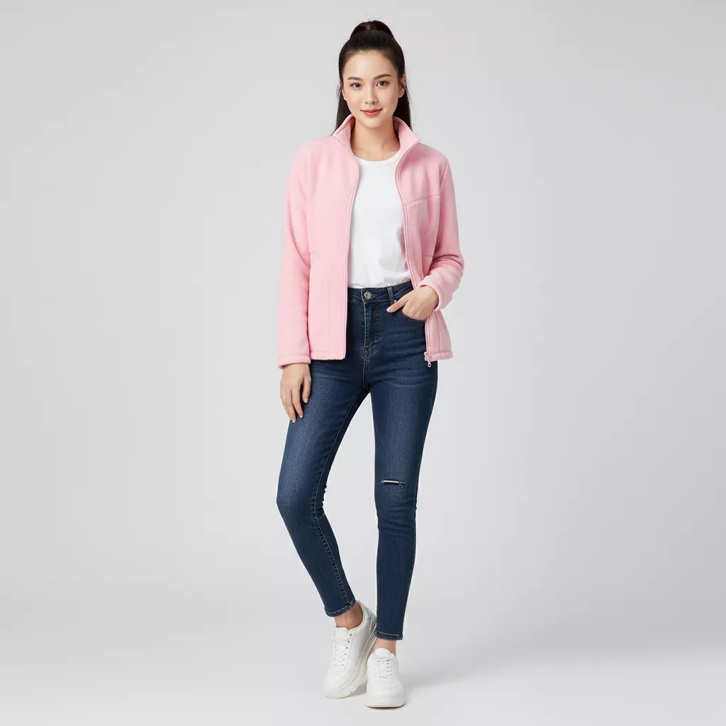 Áo Khoác Lông Nữ 5S FASHION Mềm Mại, Ấm Áp, Màu Pastel Dễ Phối, Thời Thượng W0AKH25002