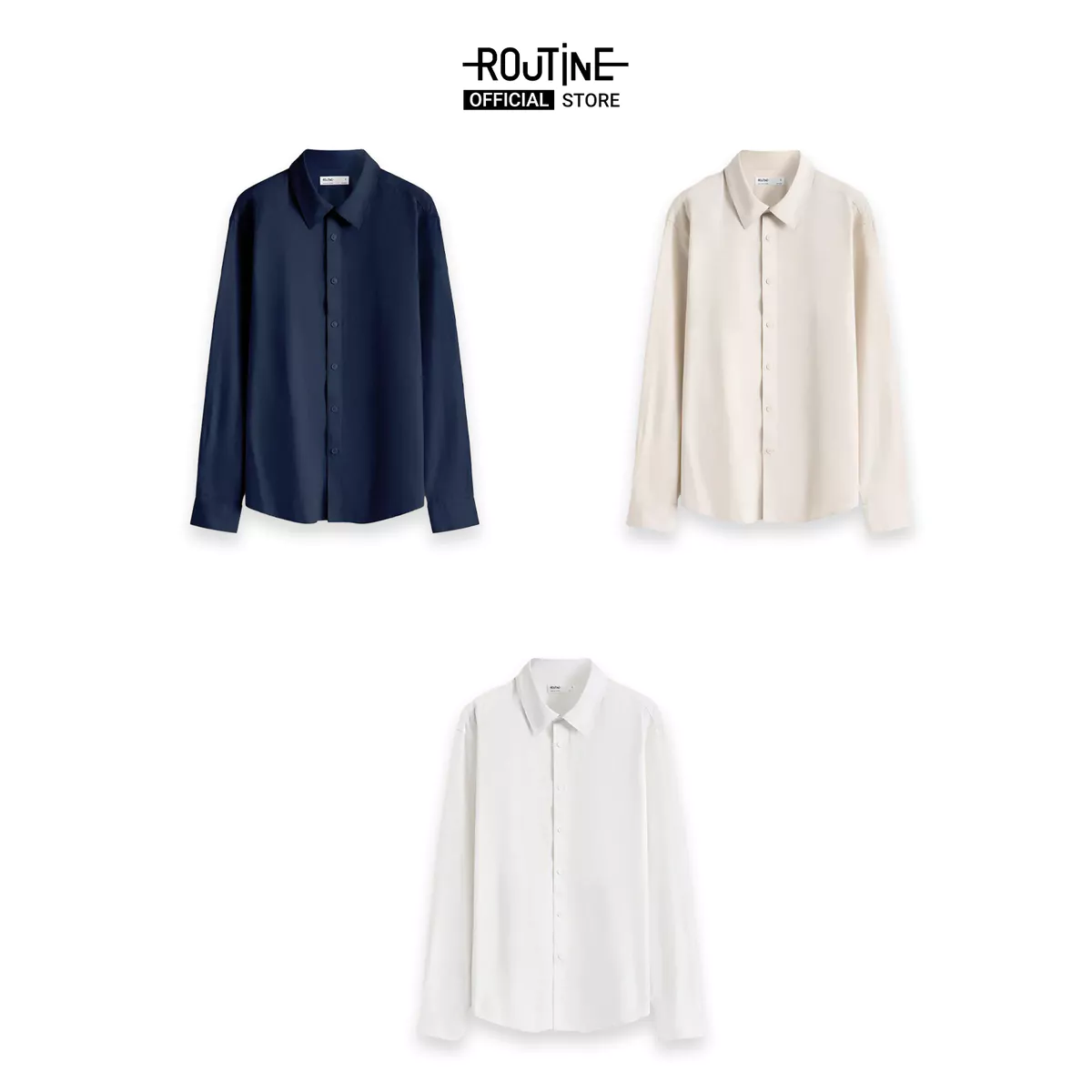 [MEMDAY UP TO 15%++ - MUA 2 GIẢM 70K] Áo Sơ Mi Nam Tay Dài Vải Linen Cotton Form Regular - Routine 10S25SHL032