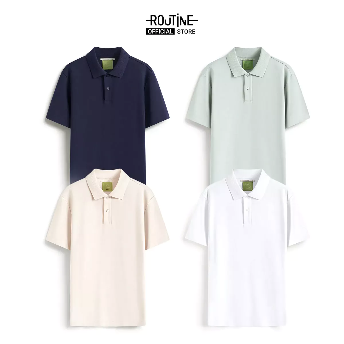 [ĐƠN 699K TẶNG VỚ] Áo Polo Nam Tay Ngắn Vải S.Café Bo Cổ Gân Form Fitted - Routine 10S25POL028