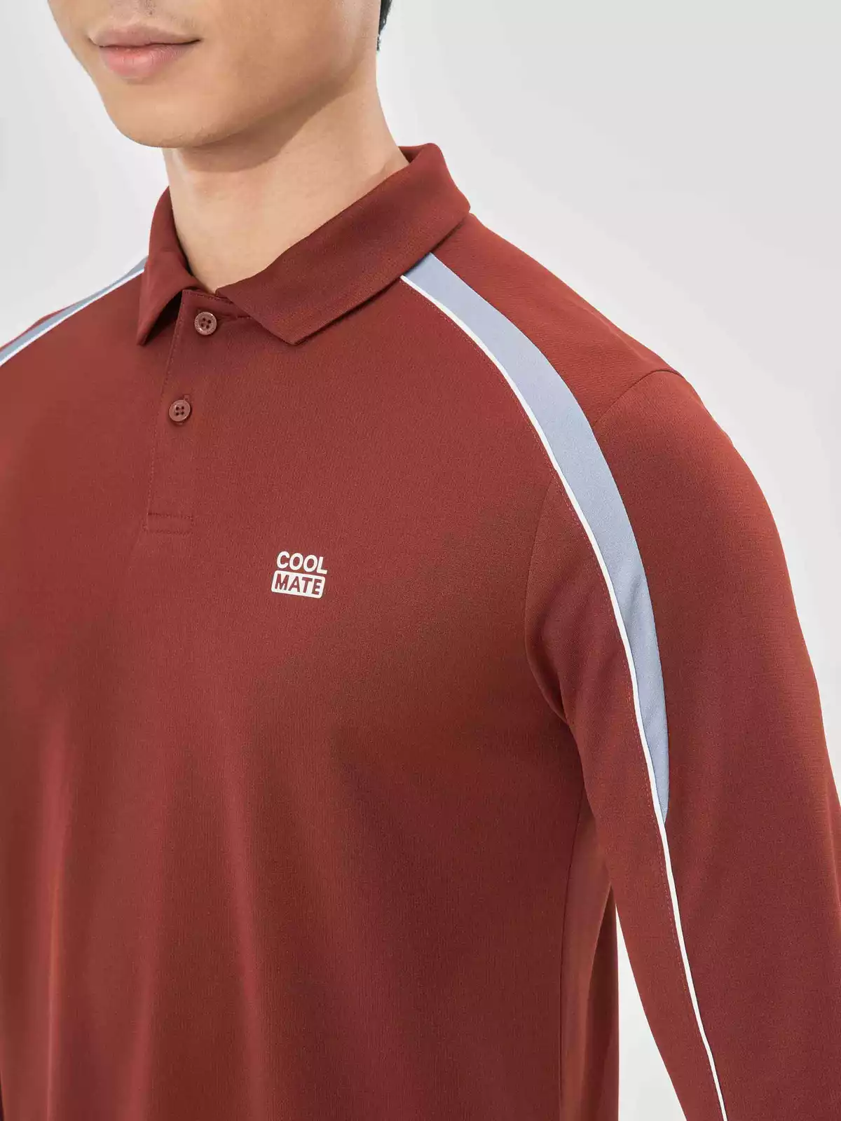 [MUA 2 GIẢM 5%]Áo polo dài tay thể thao Teamwear Pickleball Promax Flexline Active thấm hút, giữ ấm Coolmate