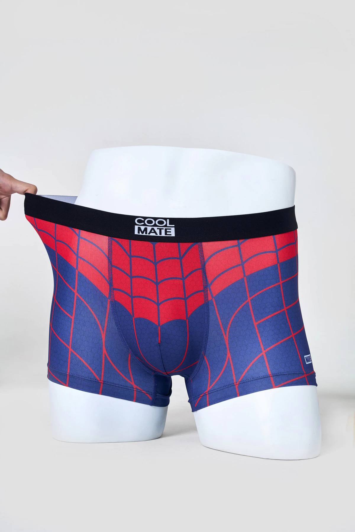 [BST MARVEL]Quần lót nam Trunk Spiderman, Quần sịp người nhện mềm mại, co giãn, thấm hút Coolmate