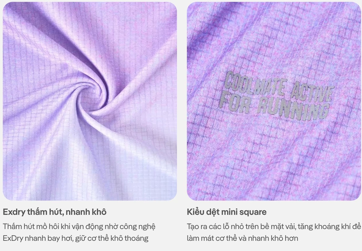 Áo Thun thể thao nam nữ unisex chạy bộ Running Graphic Luman Gradient siêu nhẹ nhanh khô Coolmate