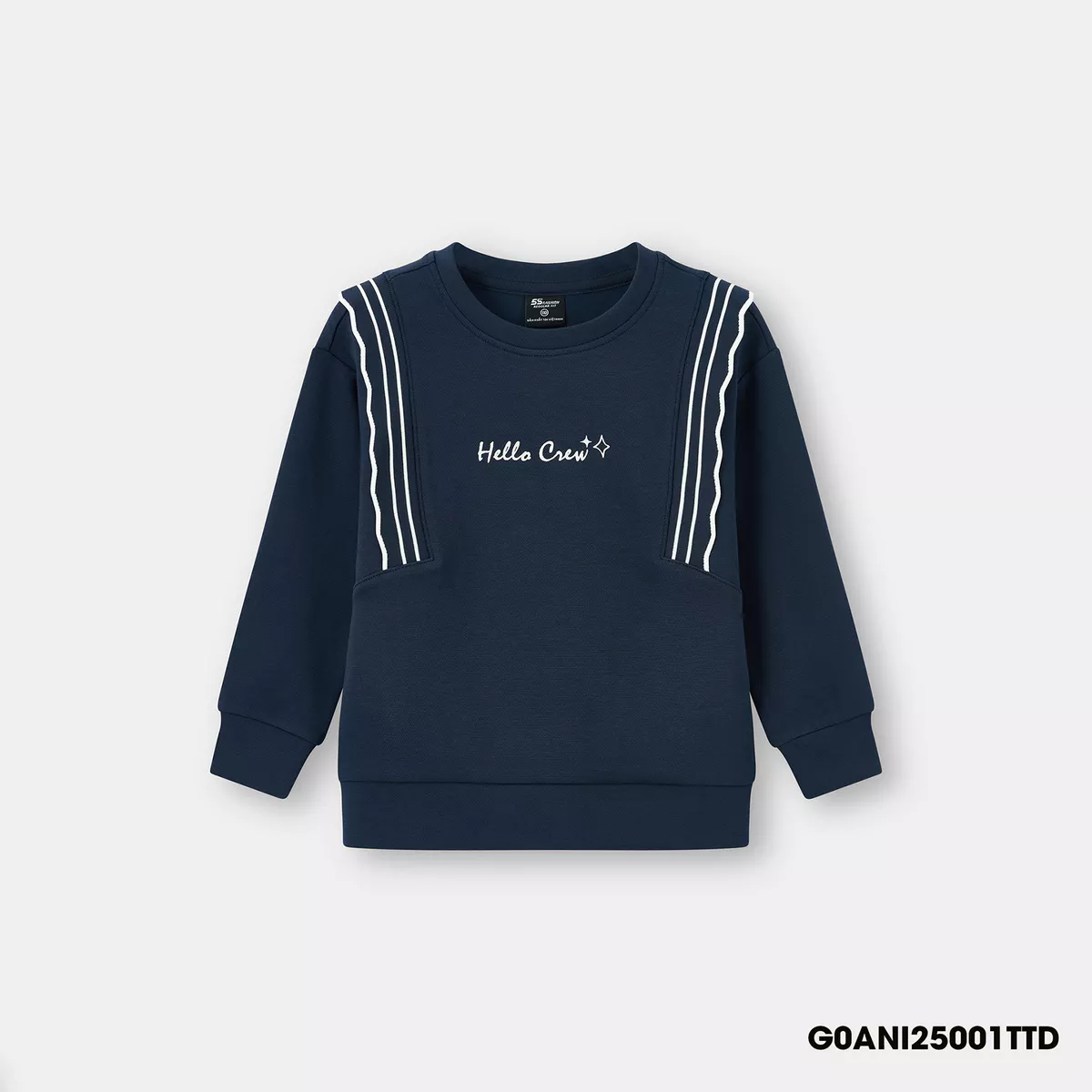 Áo Nỉ Bé Gái 5S FASHION Phối Bèo Dễ Thương Phom Regular G0ANI25001