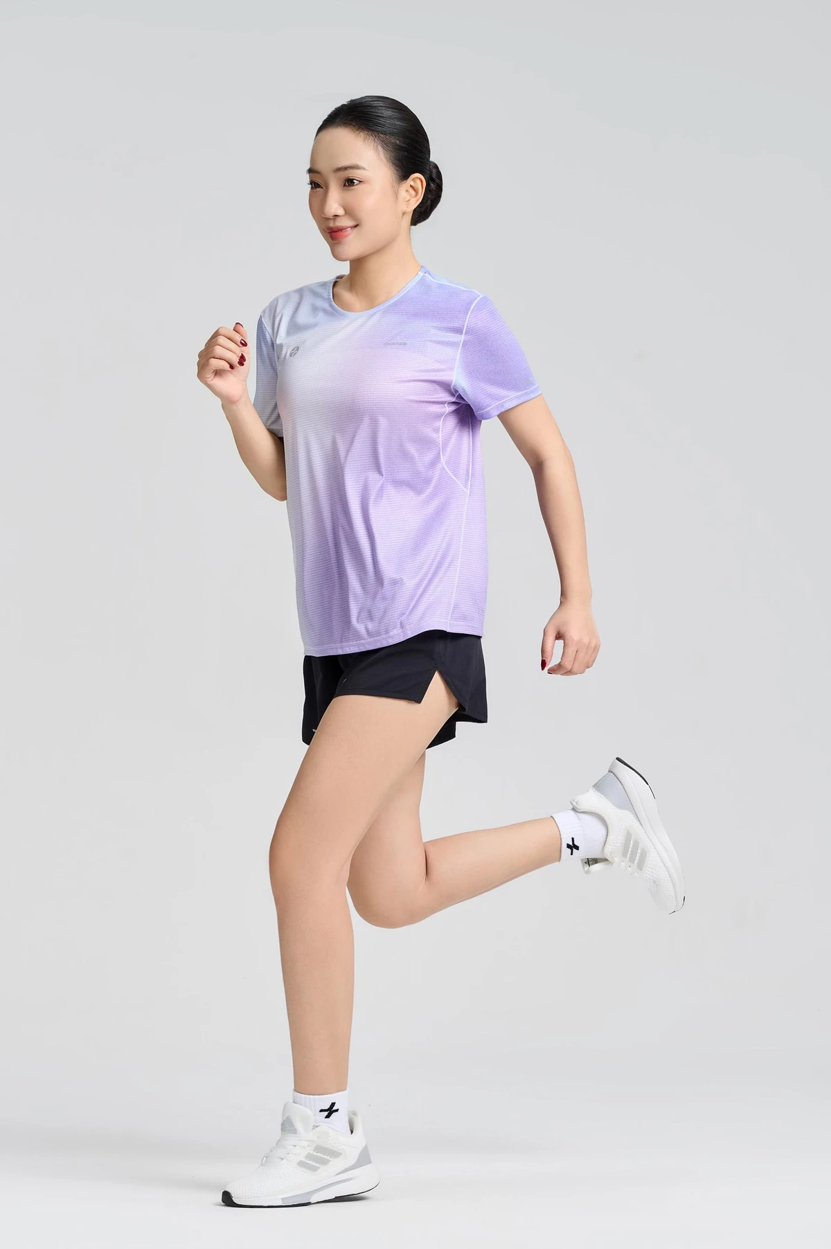 Áo Thun thể thao nam nữ unisex chạy bộ Running Graphic Luman Gradient siêu nhẹ nhanh khô Coolmate