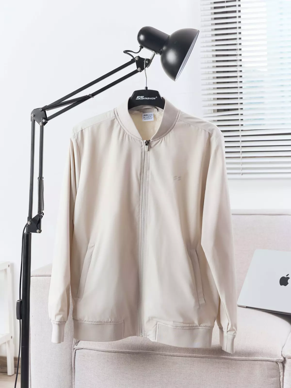 Áo Khoác Bomber Nam B-FurTech 5S FASHION Lót Lông Dày Dặn, Ấm Áp, Thiết Kế Basic Dễ Mặc M0AKB26013