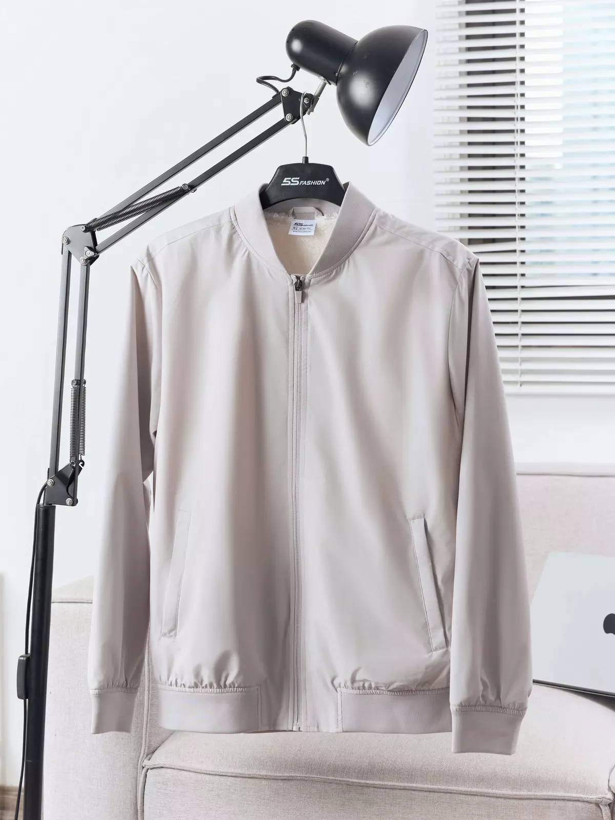 Áo Khoác Bomber Nam B-FurTech 5S FASHION Lót Lông Dày Dặn, Ấm Áp, Thiết Kế Basic Dễ Mặc M0AKB26013
