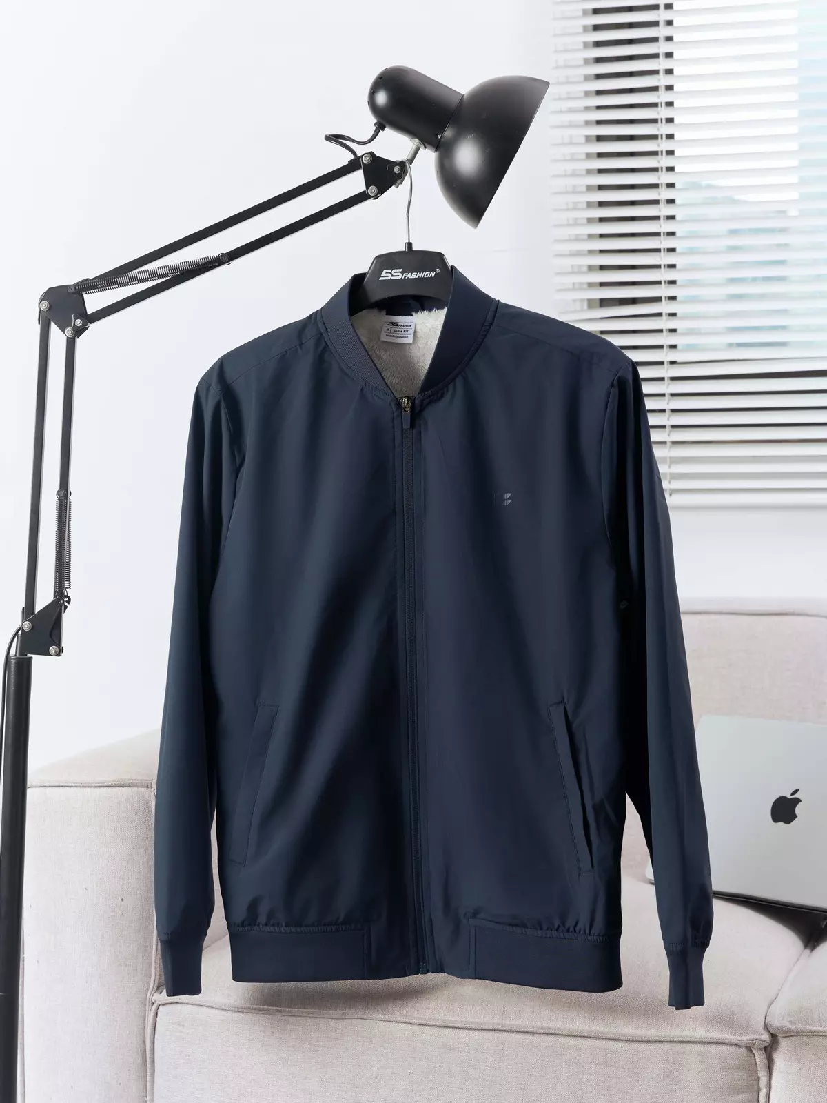 Áo Khoác Bomber Nam B-FurTech 5S FASHION Lót Lông Dày Dặn, Ấm Áp, Thiết Kế Basic Dễ Mặc M0AKB26013