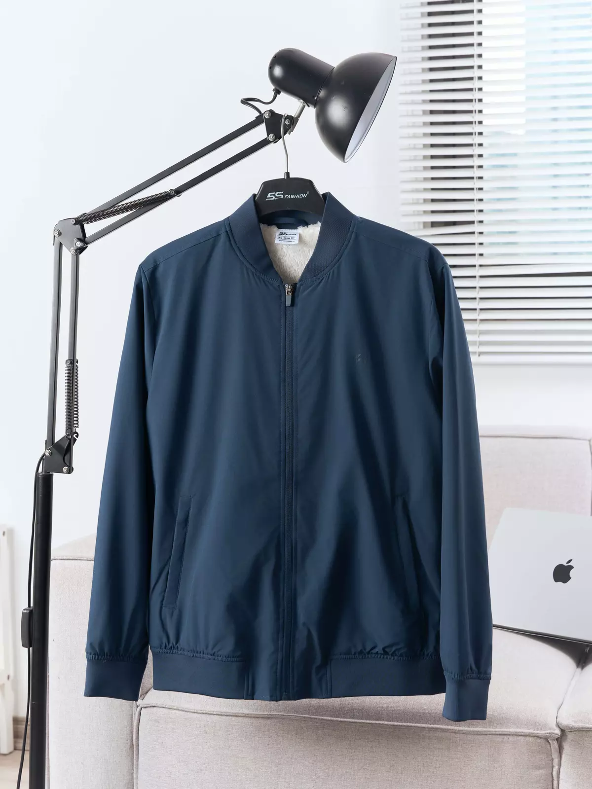 Áo Khoác Bomber Nam B-FurTech 5S FASHION Lót Lông Dày Dặn, Ấm Áp, Thiết Kế Basic Dễ Mặc M0AKB26013