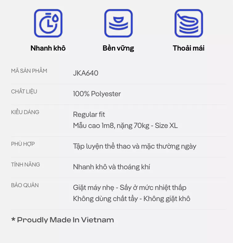 [MUA 2 GIẢM 5%]Áo khoác thể thao nam Flexline Active bền bỉ, nhanh khô, thoải mái Coolmate