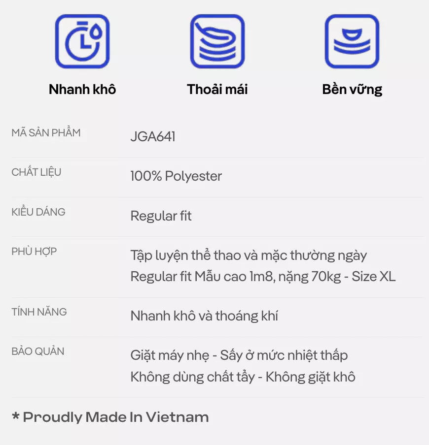 Quần dài joggers thể thao nam Flexline Active bền bỉ, thoải mái, nhanh khô Coolmate