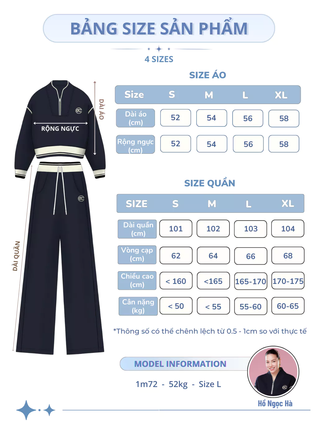 Set Bộ Nỉ Mịn ECOCHIC Áo Crop Cổ Khoá Zip Phối Viền Quần Suông Chất Liệu Cao Cấp Chính Hãng HNH B205