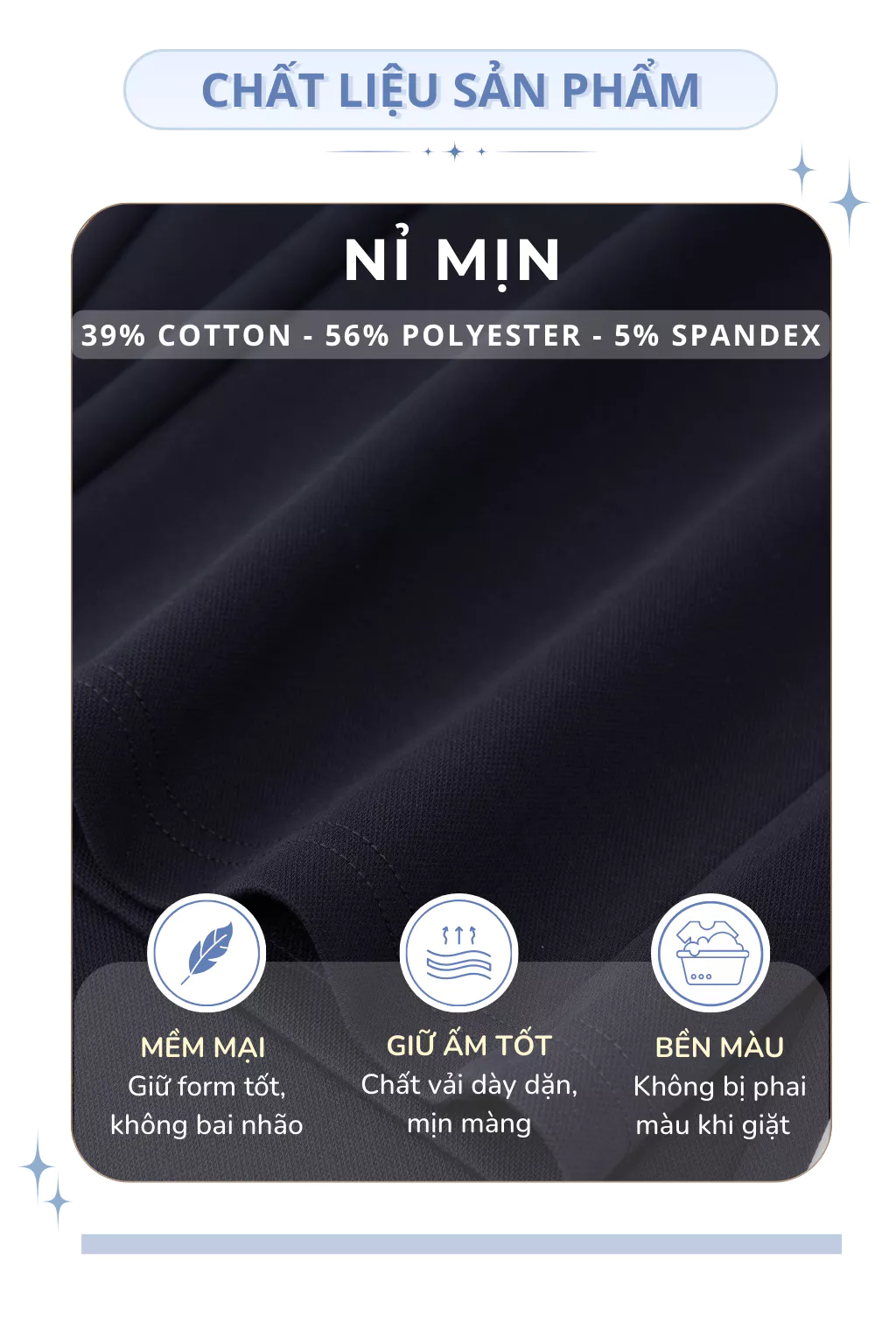 Set Bộ Nỉ Mịn ECOCHIC Áo Crop Cổ Khoá Zip Phối Viền Quần Suông Chất Liệu Cao Cấp Chính Hãng HNH B205