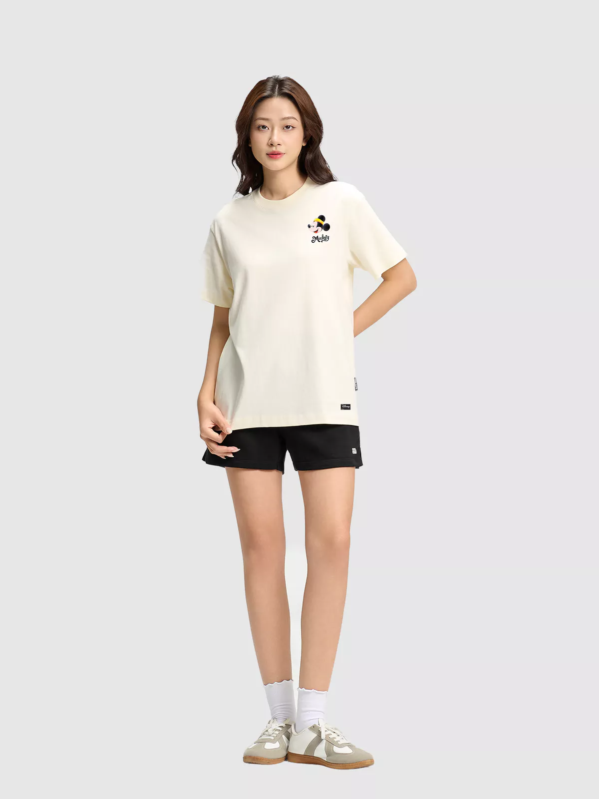 [MUA 2 GIẢM 5%][BST 2026]Áo thun cotton 100% 220gsm IN Mickey Cung Chúc Tân Xuân Áo đôi Coolmate