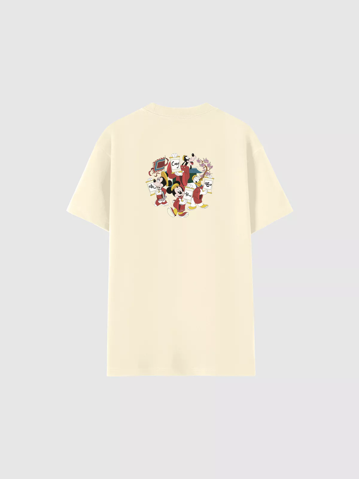 [MUA 2 GIẢM 5%][BST 2026]Áo thun cotton 100% 220gsm IN Mickey Cung Chúc Tân Xuân Áo đôi Coolmate
