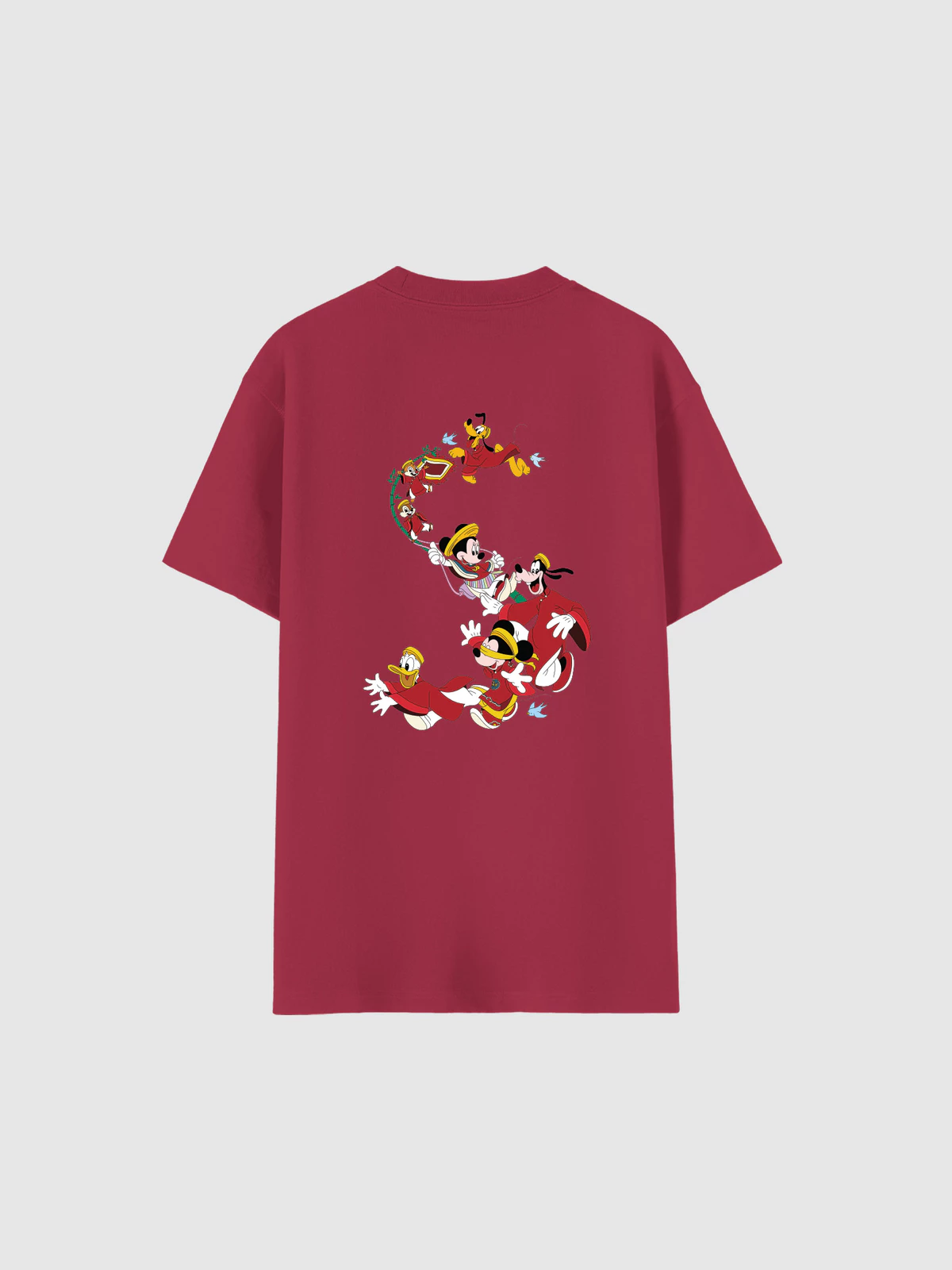 [MUA 2 GIẢM 5%][BST 2026]Áo thun nam nữ cotton 100% 220gsm IN Mickey Vui Xuân Áo đôi Coolmate