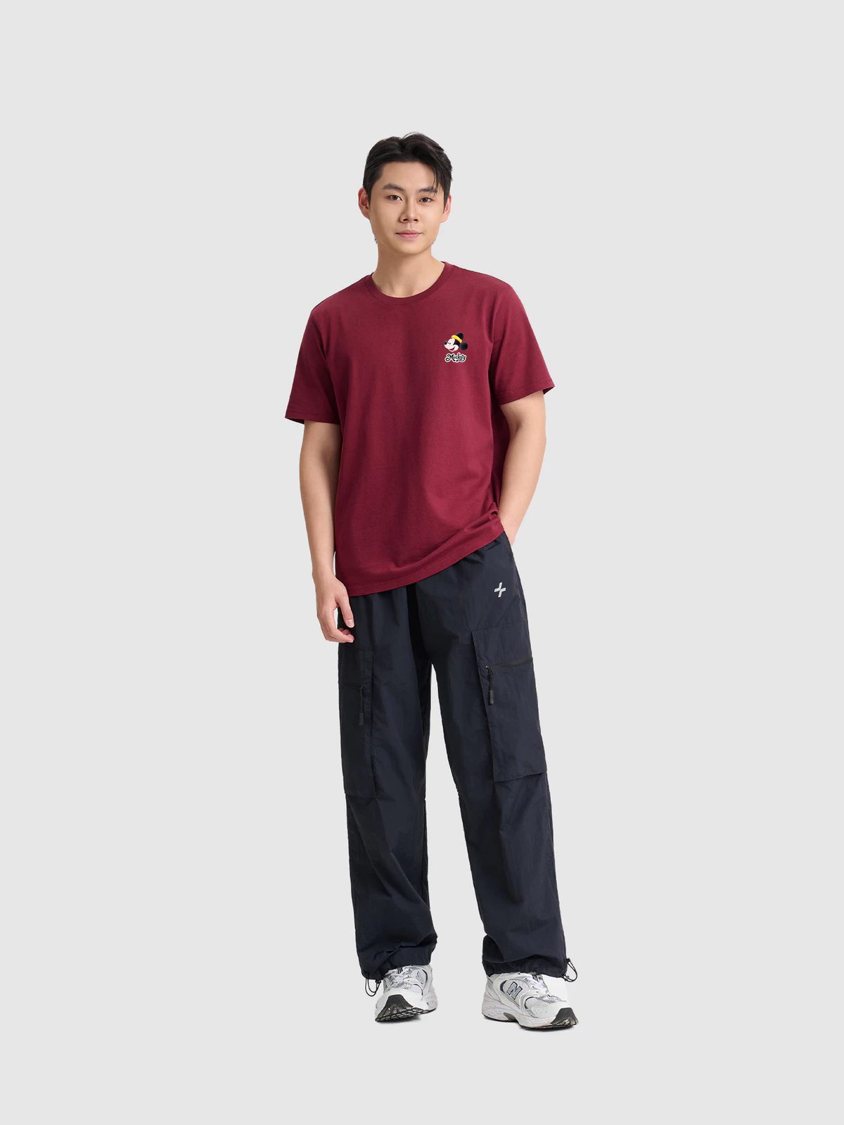 [MUA 2 GIẢM 5%][BST 2026]Áo thun nam nữ cotton 100% 220gsm IN Mickey Vui Xuân Áo đôi Coolmate