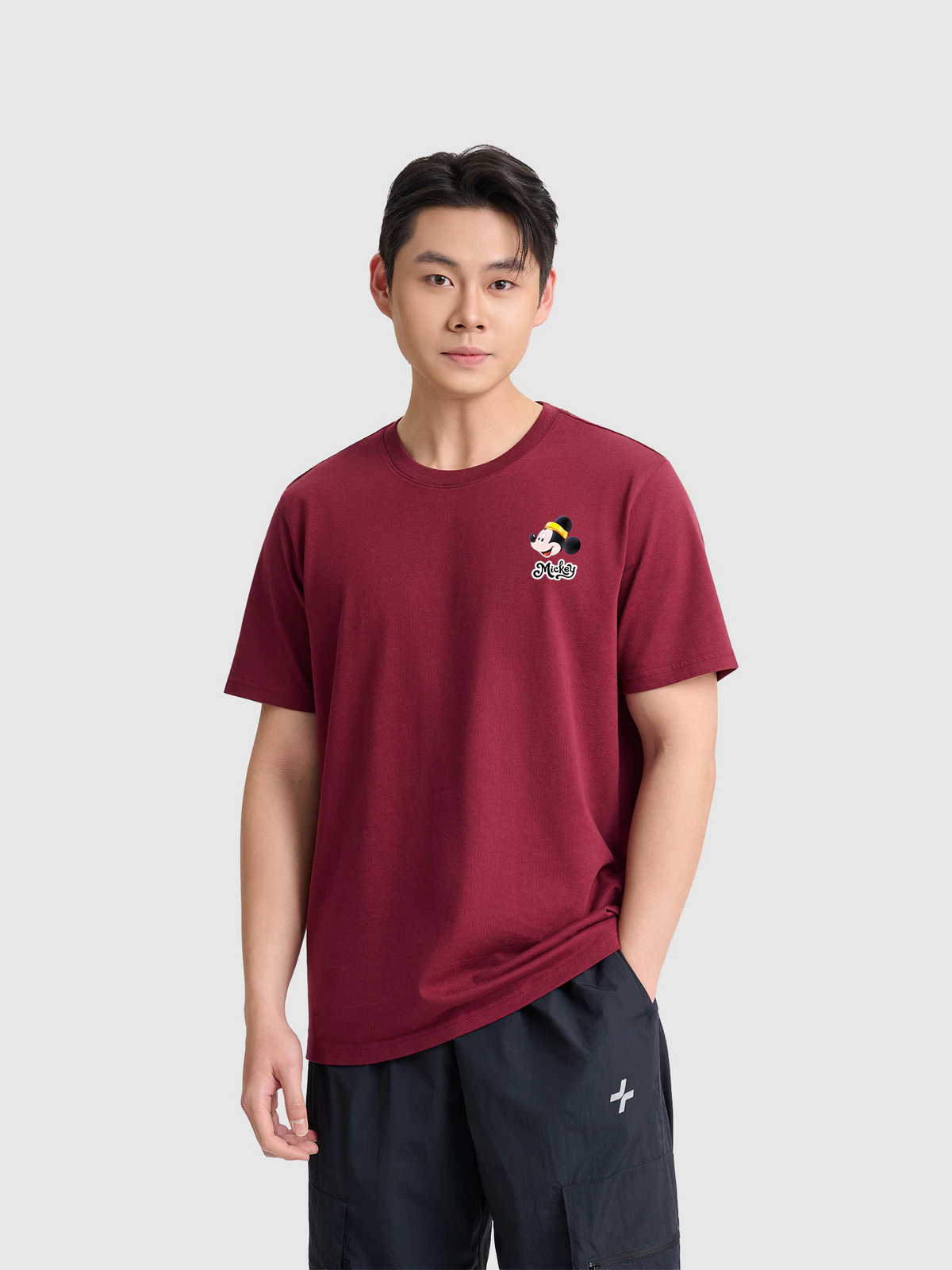[MUA 2 GIẢM 5%][BST 2026]Áo thun nam nữ cotton 100% 220gsm IN Mickey Vui Xuân Áo đôi Coolmate