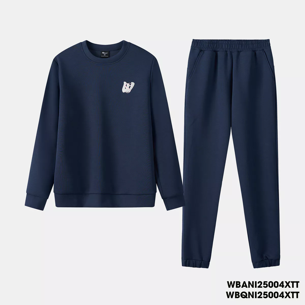 Bộ Nỉ Nữ Cổ Tròn 5S Fashion Thêu Basic, Chất Liệu Cao Cấp, Dày Dặn, Phom Regular WBNI25004