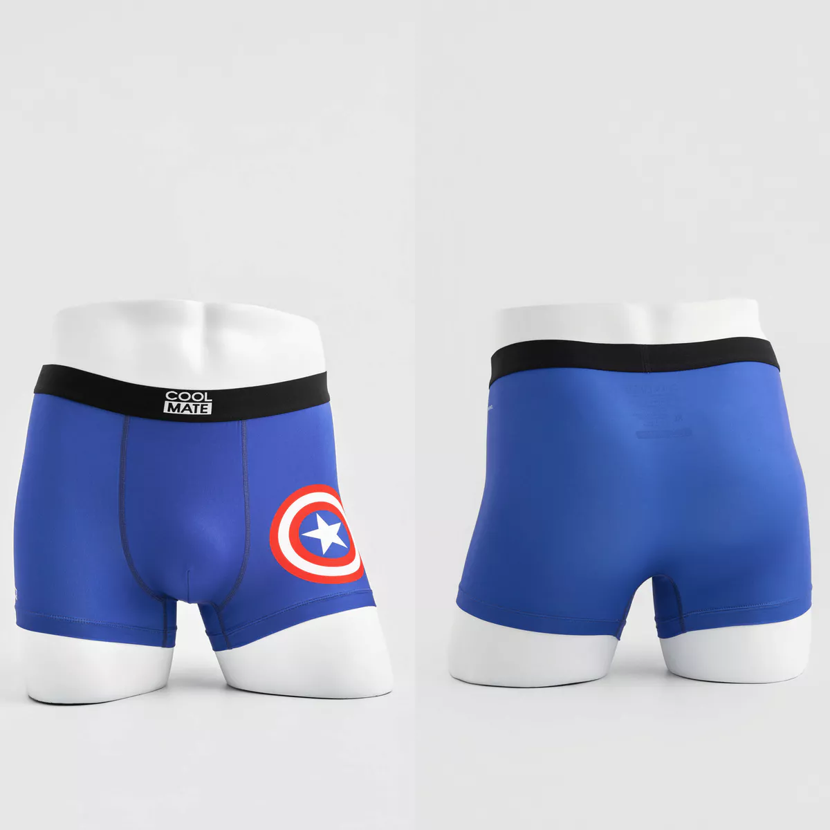 [TẶNG 1 TẤT]Quần lót Marvel nam Trunk Spiderman, Captain America, Ant man, Hulk, quần lót người nhện spider man Coolmate