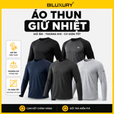 Áo Thun Giữ Nhiệt Nam Dài Tay 8ATOB401/9ATOB502 Biluxury Áo Thun Biluxury Co Giãn Thoải Mái Nhiều Màu