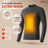 Áo Giữ Nhiệt Nam HEATLock ETRA-WARM 5S FASHION Lót Bông Nỉ Cực Ấm, Trơn Basic M0AGN25105-25102