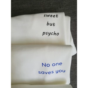 [Mã FATHANG5 giảm 10K đơn 50K] Áo thun unisex cotton 100% in chữ Sweet but psycho