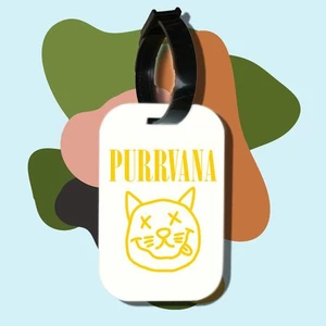 Thẻ hành lý cho túi xách balo du lịch in hình Cat Lover series - Purrvana (nhiều màu)
