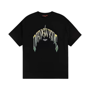 Áo thun Morning Warning Chrome Black - Áo Thun Unisex Form Rộng Tay Lỡ Oversize Cotton 100% Local Brand