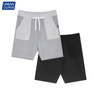 Quần Sọt Nam Lưng Thun Big Size URBAN OUTFITS Túi Lộn Thêu UO Ống Suông Ngắn Co Giãn 100% Cotton Short Nỉ OUTFIT QSR01