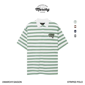 MARCHY - Striped Polo - Áo thun sọc có cổ