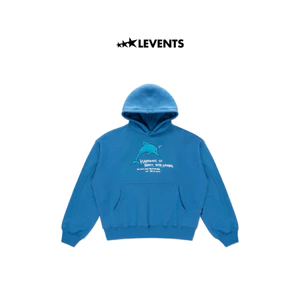 Áo Hoodie Levents Dolphin Boxy 2.0 Nỉ Bông