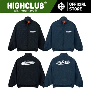 Áo Khoác GOTHIC ĐEN/XÁM pattern Unisex Nam/Nữ Dù 2 Lớp - HIGHCLUB Brand Chính Hãng