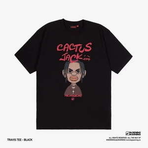 Áo thun Morning Warning Travis Tee - Áo Thun Unisex Form Rộng Tay Lỡ Oversize Cotton 100% Local Brand