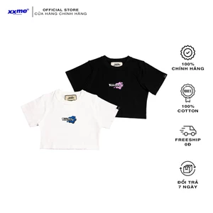Áo Croptop Nữ Y2K XXME - Trắng | Đen